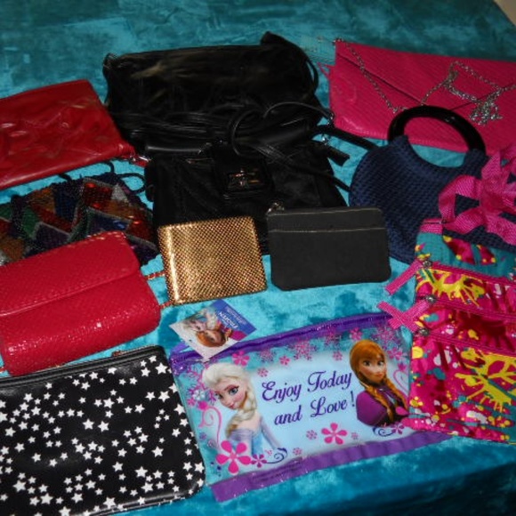 Handbags - LOT OF 12 PURSES